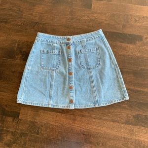 Brandy Melville jean skirt